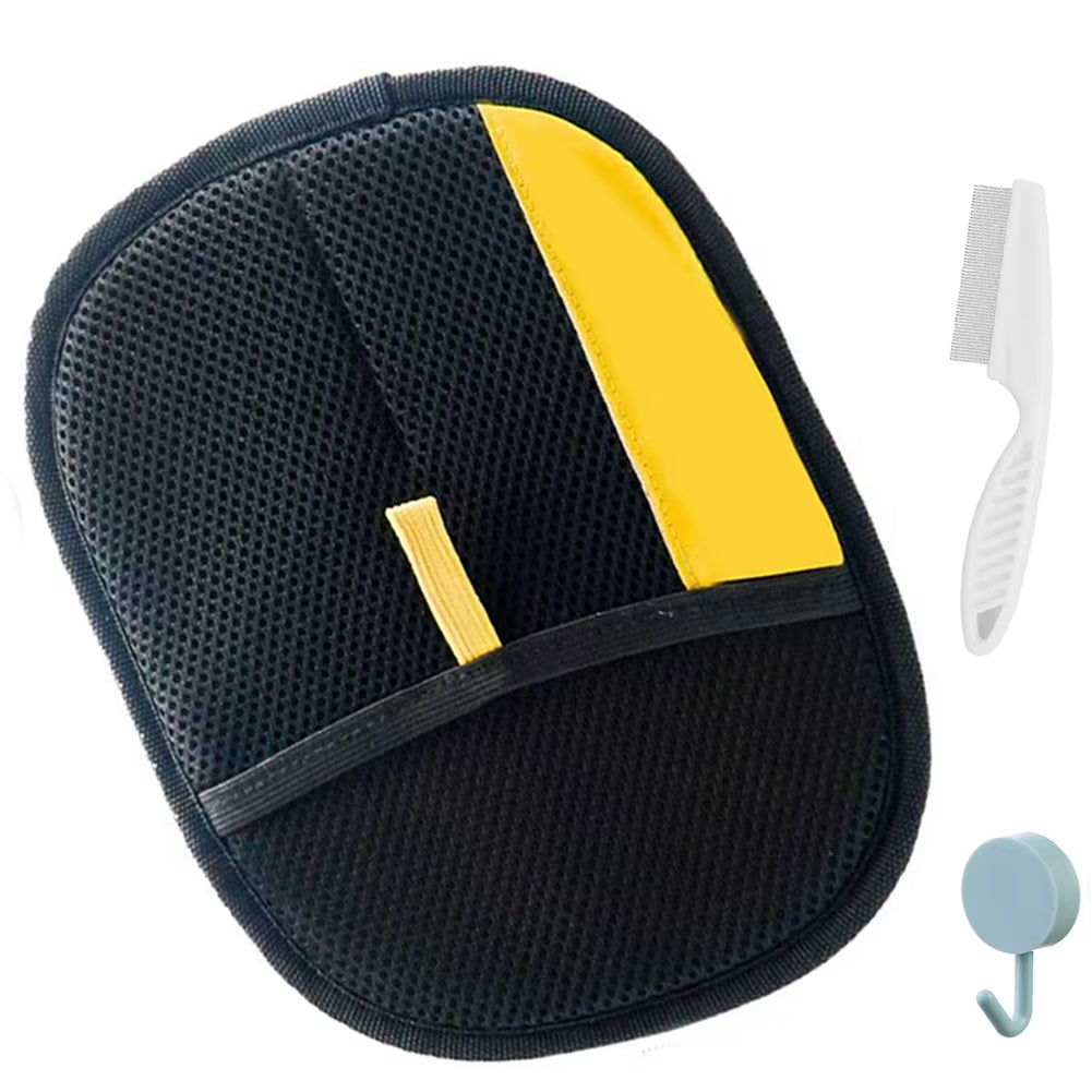 1/2/3Pcs Electrostatic Gloves Multi-Function Pet Grooming Gloves with Brush & Hook anti Static Hair Removal Glove for Dogs Cats