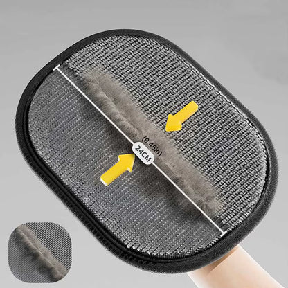 1/2/3Pcs Electrostatic Gloves Multi-Function Pet Grooming Gloves with Brush & Hook anti Static Hair Removal Glove for Dogs Cats